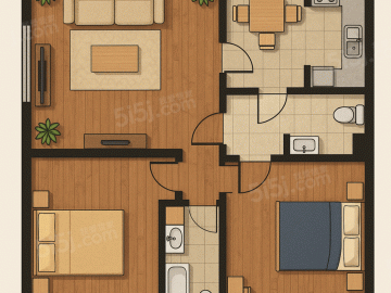 悦爷专用公馆1室1厅1卫